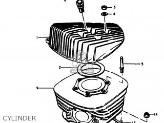 CYLINDER - RM400 1978 (C) USA (E03)