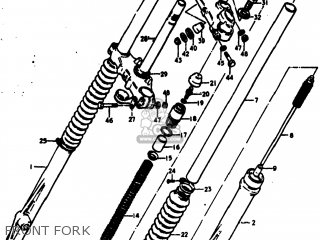 FRONT FORK - RM400 1978 (C) USA (E03)
