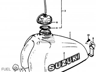 FUEL TANK - RM400 1978 (C) USA (E03)