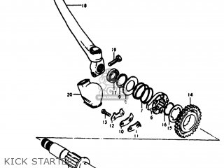 KICK STARTER - RM400 1978 (C) USA (E03)
