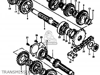 TRANSMISSION - RM400 1978 (C) USA (E03)