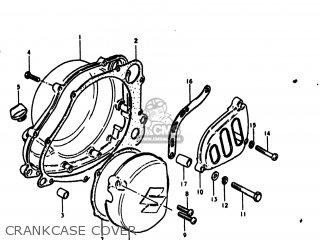 CRANKCASE COVER - RM400 1979 (N) USA (E03)