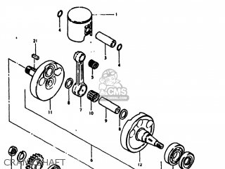 CRANKSHAFT - RM400 1979 (N) USA (E03)