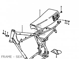 FRAME - SEAT - RM400 1979 (N) USA (E03)