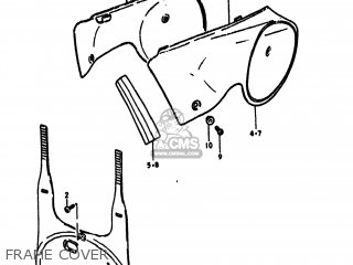 FRAME COVER - RM400 1979 (N) USA (E03)