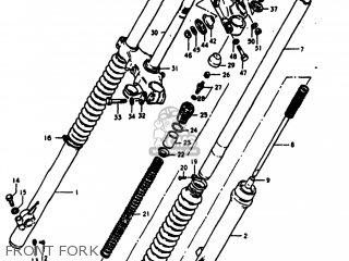 FRONT FORK - RM400 1979 (N) USA (E03)