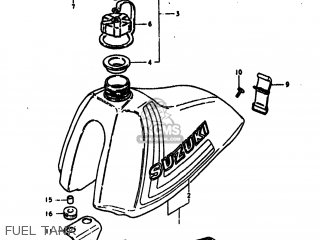 FUEL TANK - RM400 1979 (N) USA (E03)