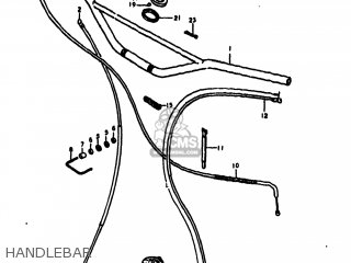 HANDLEBAR - RM400 1979 (N) USA (E03)