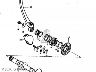 KICK STARTER - RM400 1979 (N) USA (E03)