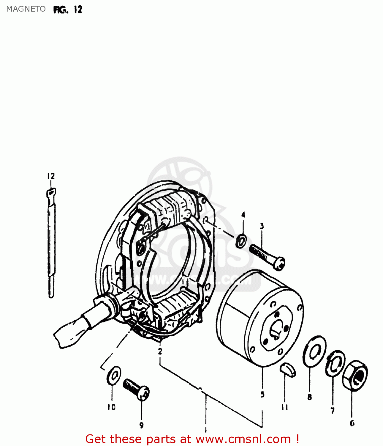 MAGNETO RM400 1980 (T) USA (E03)