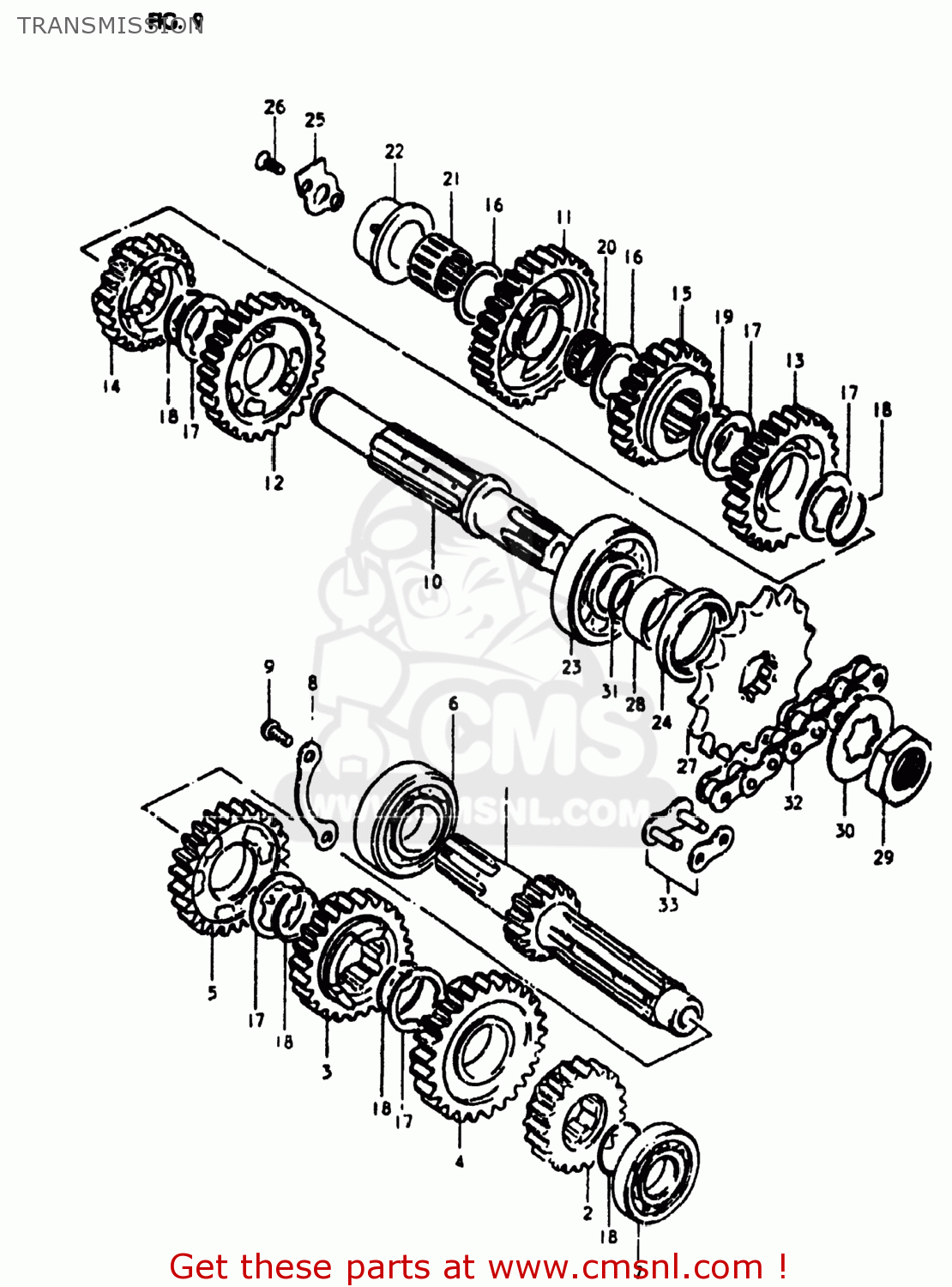 TRANSMISSION RM400 1980 (T) USA (E03)