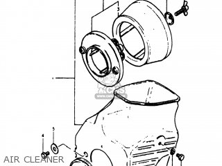 AIR CLEANER - RM400 1980 (T) USA (E03)