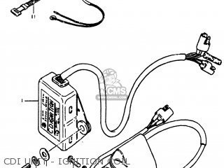 CDI UNIT - IGNITION COIL - RM400 1980 (T) USA (E03)