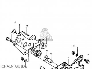CHAIN GUIDE - RM400 1980 (T) USA (E03)
