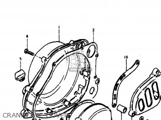 CRANKCASE COVER - RM400 1980 (T) USA (E03)