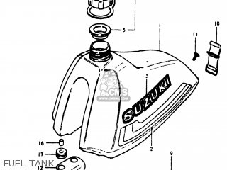 FUEL TANK - RM400 1980 (T) USA (E03)