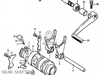 GEAR SHIFTING - RM400 1980 (T) USA (E03)