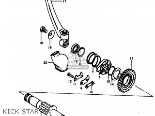KICK STARTER - RM400 1980 (T) USA (E03)