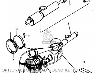 OPTIONAL (OFF-ROAD SOUND KIT) - RM400 1980 (T) USA (E03)
