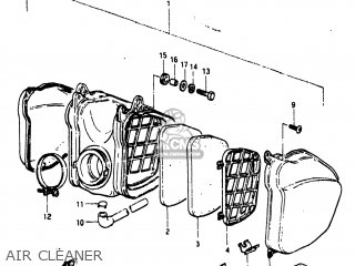 AIR CLEANER - RM465 1981 (X) USA (E03)