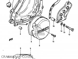 CRANKCASE COVER - RM465 1981 (X) USA (E03)