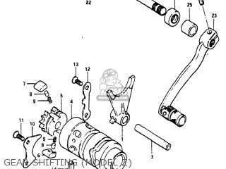 GEAR SHIFTING (MODEL Z) - RM465 1981 (X) USA (E03)
