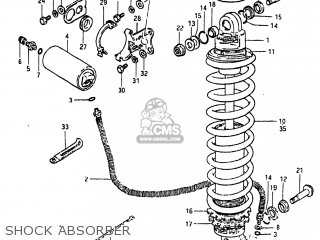 SHOCK ABSORBER - RM465 1981 (X) USA (E03)