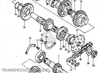TRANSMISSION (MODEL Z) - RM465 1981 (X) USA (E03)