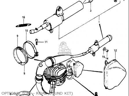 OPTIONAL (OFF - ROAD SOUND KIT) - RM465 1981 (X) USA (E03)