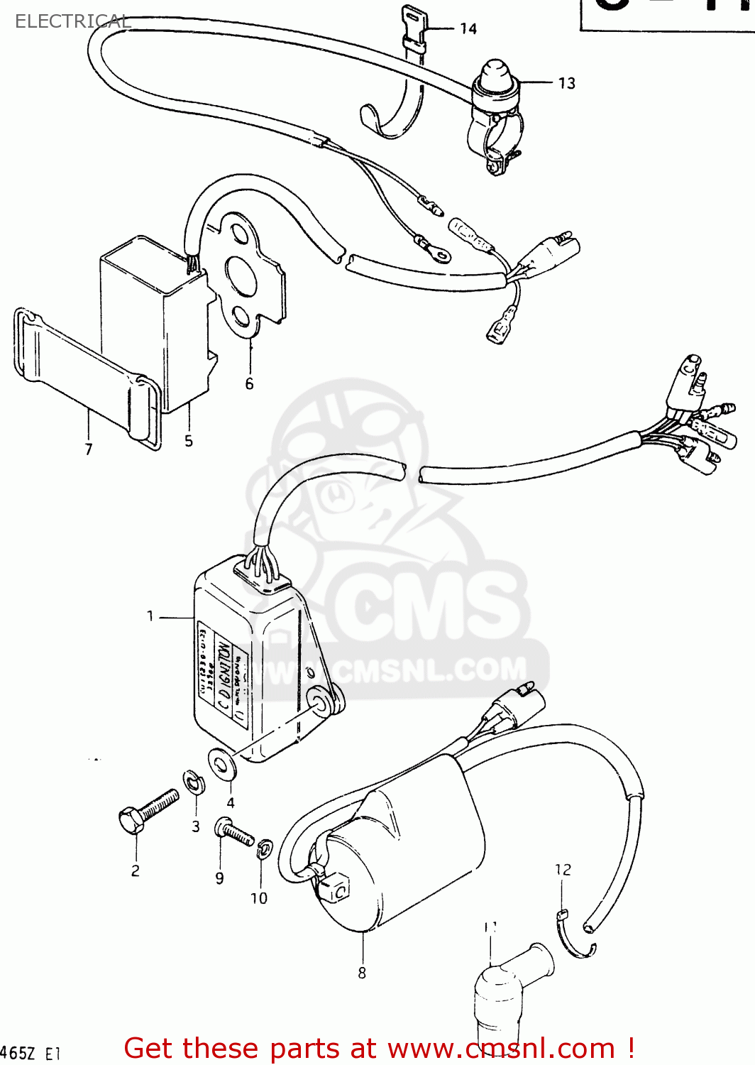 ELECTRICAL RM465 1981 (X)