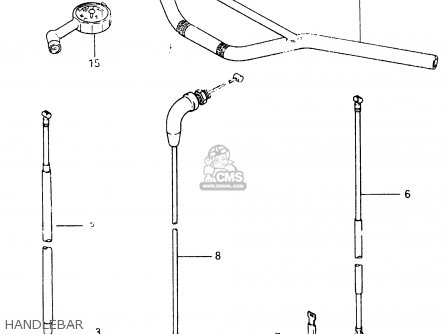 HANDLEBAR - RM465 1981 (X)