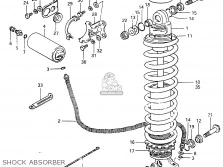 SHOCK ABSORBER - RM465 1981 (X)