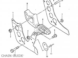 CHAIN GUIDE - RM465 1982 (Z) USA (E03)