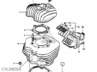 CYLINDER - RM465 1982 (Z) USA (E03)