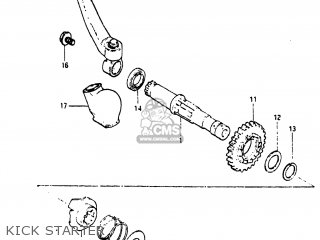 KICK STARTER - RM465 1982 (Z) USA (E03)