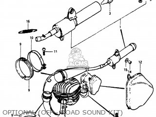 OPTIONAL (OFF - ROAD SOUND KIT) - RM465 1982 (Z) USA (E03)