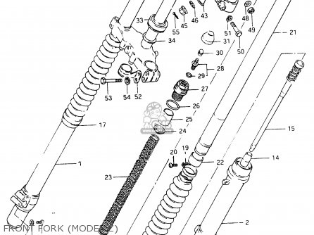 FRONT FORK (MODEL Z) - RM465 1982 (Z)