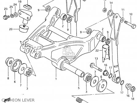 CUSHION LEVER - RM465 1982 (Z)