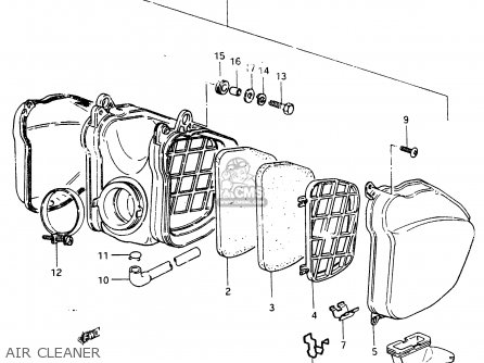 AIR CLEANER - RM465 1982 (Z)