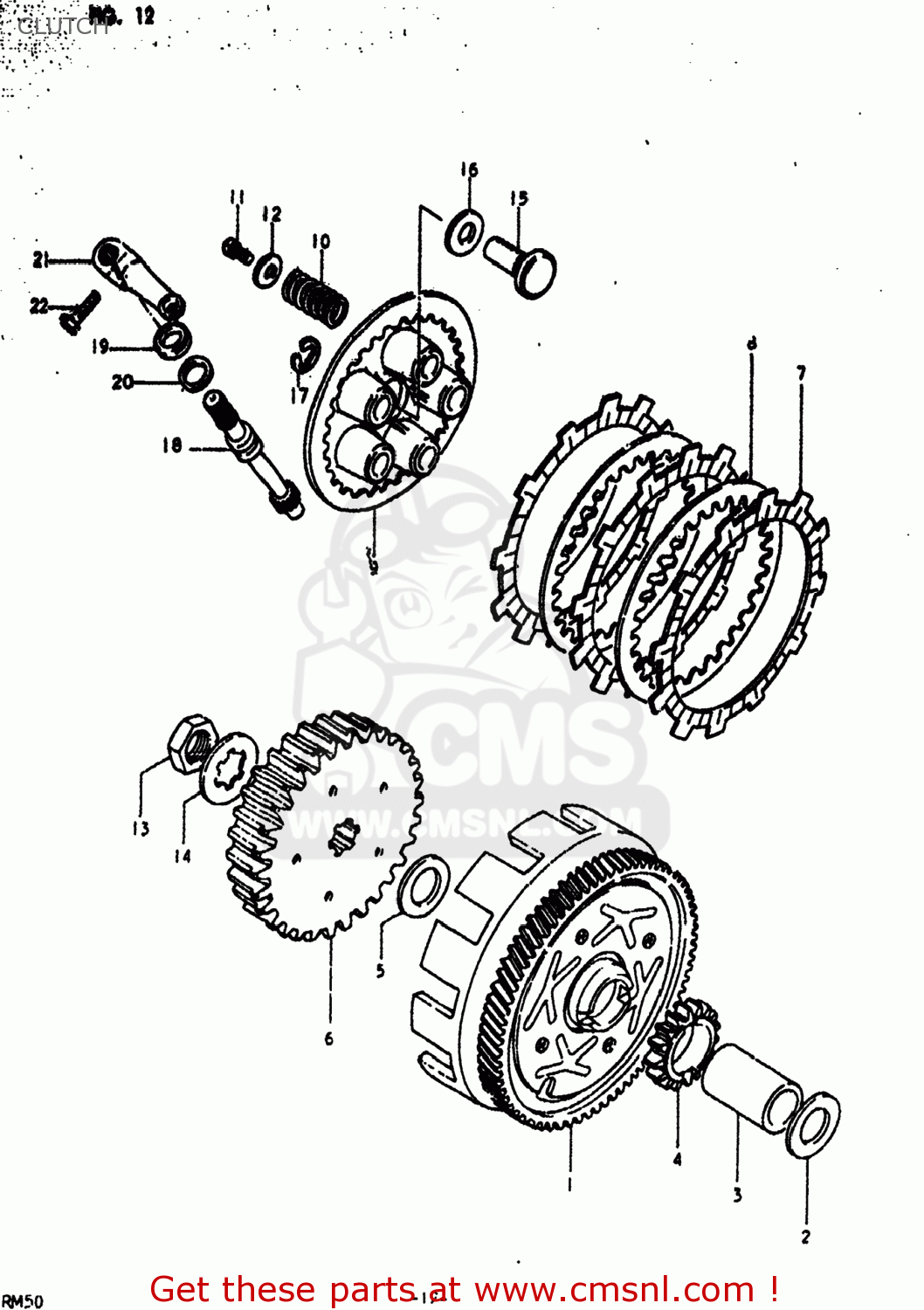CLUTCH RM50 1978 (C) USA (E03)