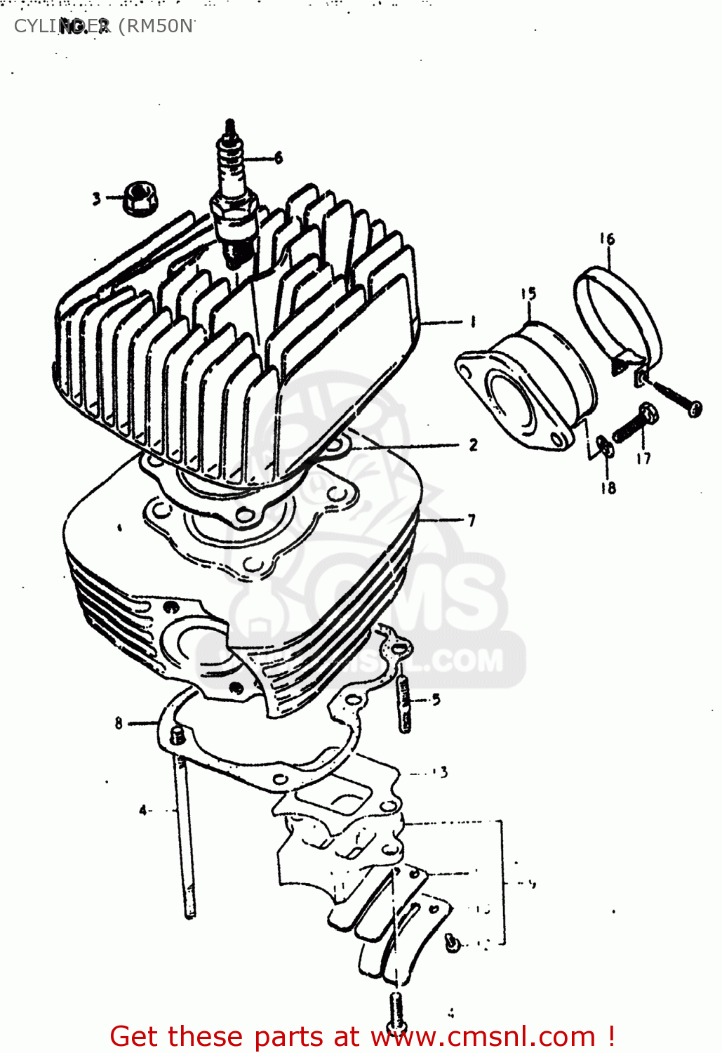CYLINDER (RM50N RM50 1978 (C) USA (E03)