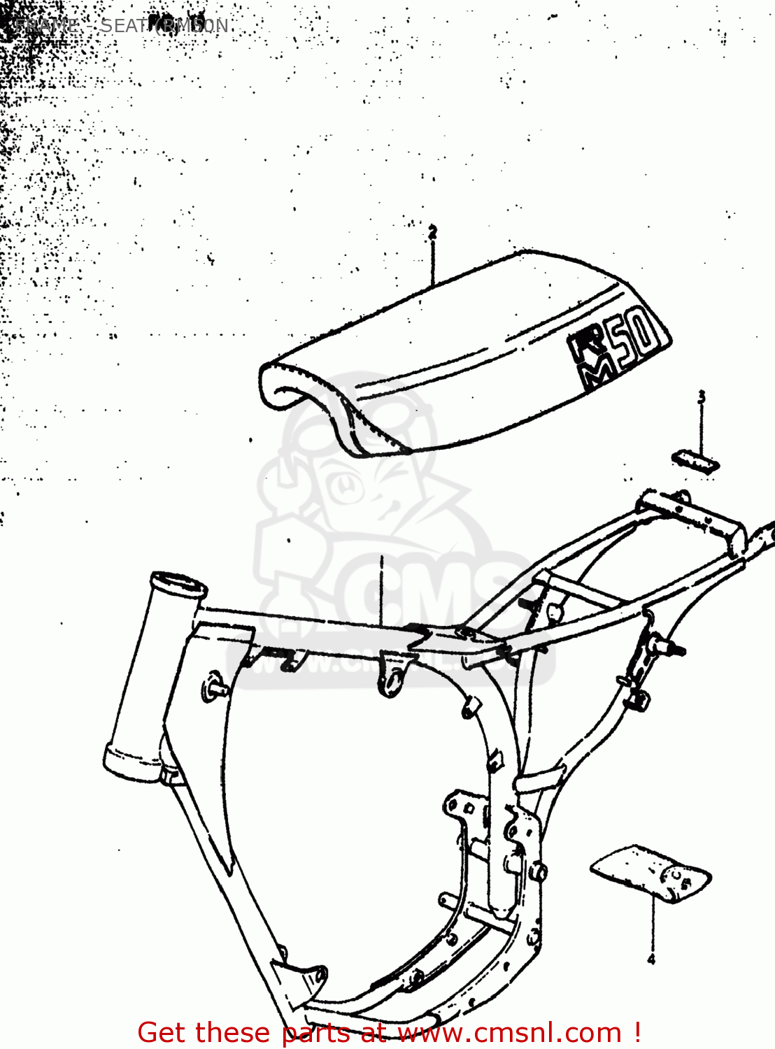 FRAME - SEAT (RM50N RM50 1978 (C) USA (E03)