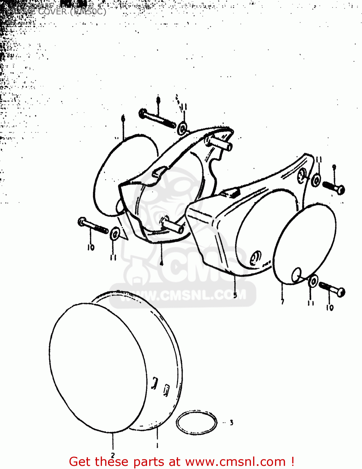 FRAME COVER (RM50C) RM50 1978 (C) USA (E03)