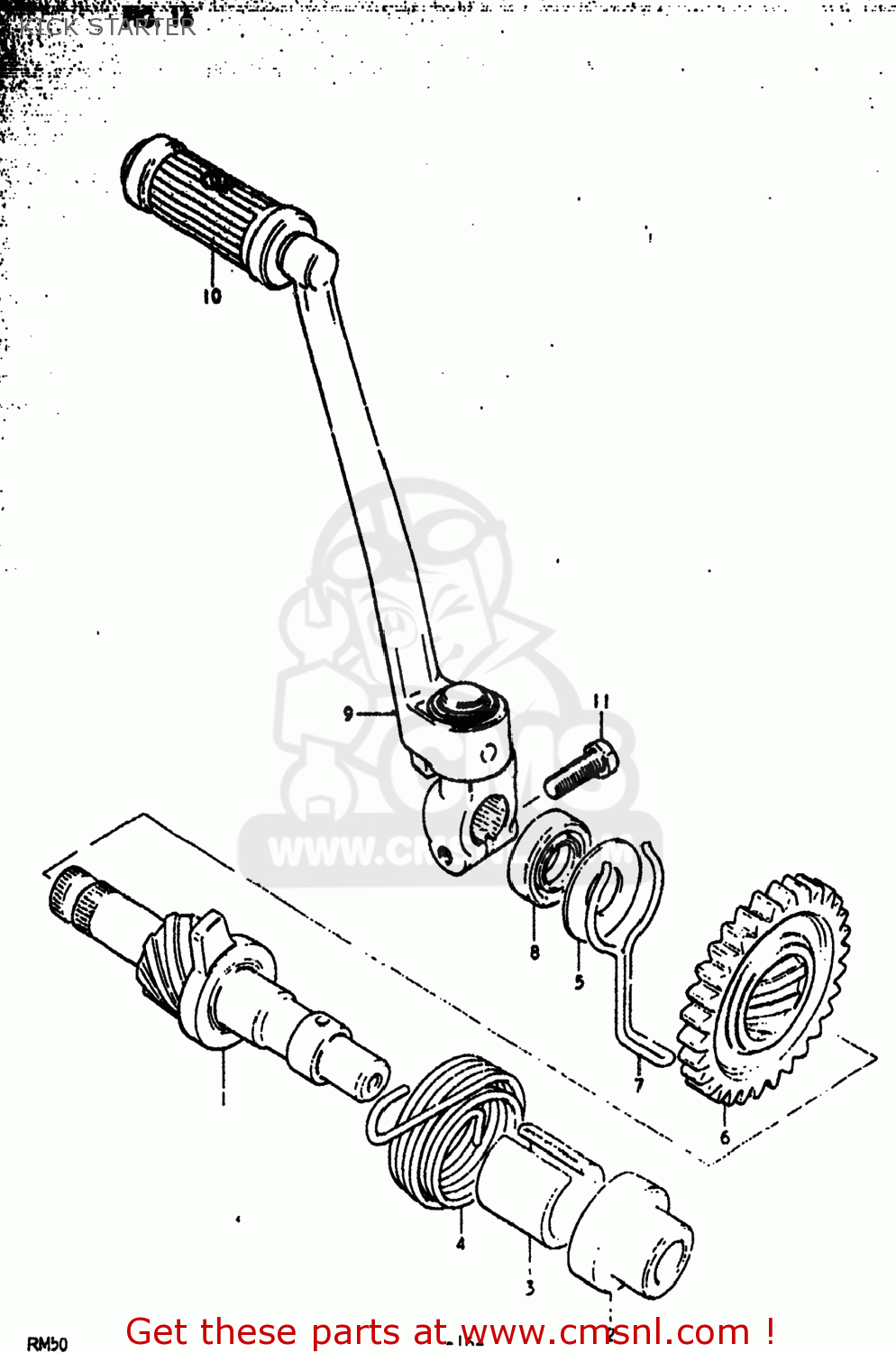 KICK STARTER RM50 1978 (C) USA (E03)