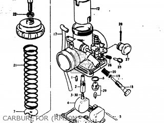 CARBURETOR (RM50N - RM50 1978 (C) USA (E03)