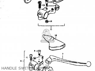 HANDLE SWITCH (RM50C) - RM50 1978 (C) USA (E03)