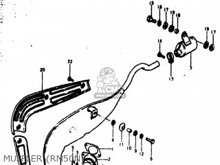 MUFFLER (RM50N) - RM50 1978 (C) USA (E03)