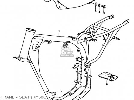 FRAME - SEAT (RM50C) - RM50 1978 (C)