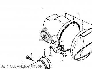 AIR CLEANER (RM50N - RM50 1979 (N) USA (E03)