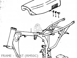 FRAME - SEAT (RM50C) - RM50 1979 (N) USA (E03)